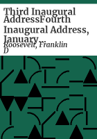 Third_inaugural_addressFourth_inaugural_address__January_20__1945